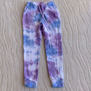 new Free People tie dye slim joggers